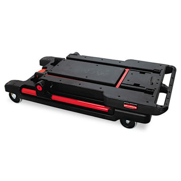 Rubbermaid® Commercial Convertible Utility Cart, Two-shelf, 23.88w X 45.13d X 34.38h, Black freeshipping - TVN Wholesale